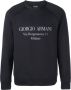 Giorgio Armani sweater met logo Blauw - Thumbnail 1