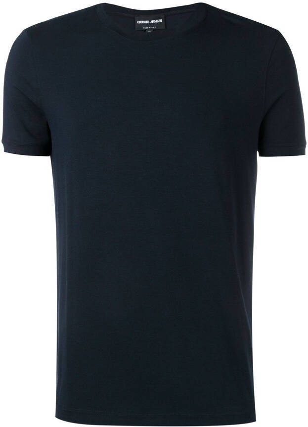 Giorgio Armani T-shirt Blauw