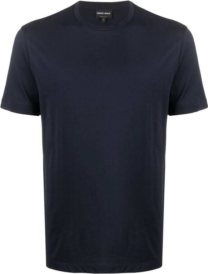 Giorgio Armani T-shirt Blauw