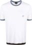Giorgio Armani T-shirt met geborduurd logo Beige - Thumbnail 1