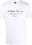 Giorgio Armani T-shirt met logoprint Wit - Thumbnail 1