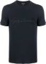 Giorgio Armani T-shirt met merk Blauw - Thumbnail 1