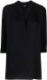 Giorgio Armani Blouse met V-hals Blauw - Thumbnail 1