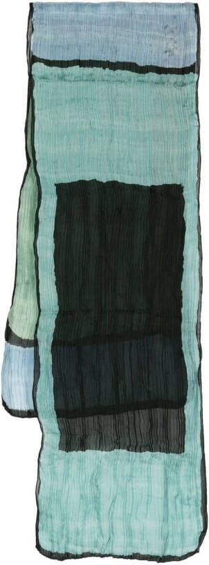 Giorgio Armani Zijden sjaal Groen