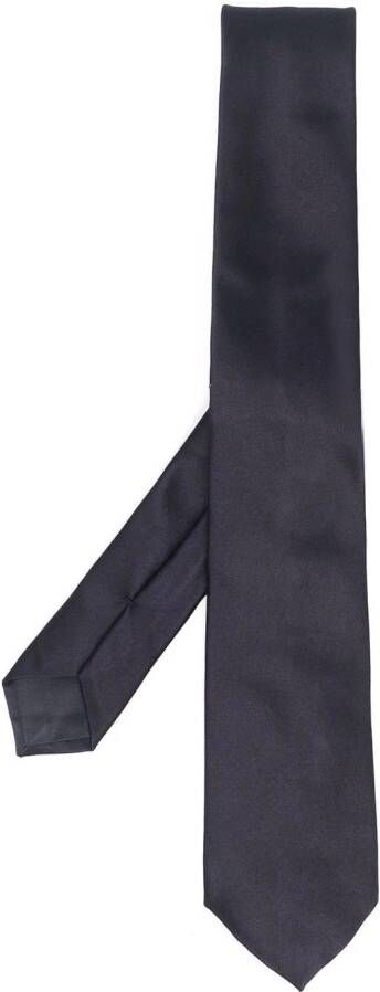 Giorgio Armani Zijden stropdas Blauw