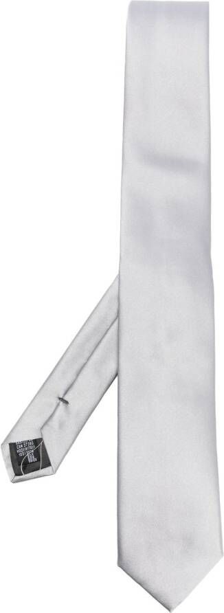Giorgio Armani Zijden stropdas Grijs