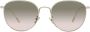 Giorgio Armani Zonnebril met rond montuur Goud - Thumbnail 1