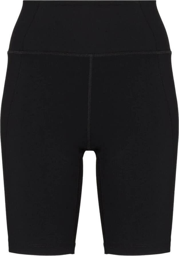 Girlfriend Collective High-waist fietsshorts Zwart