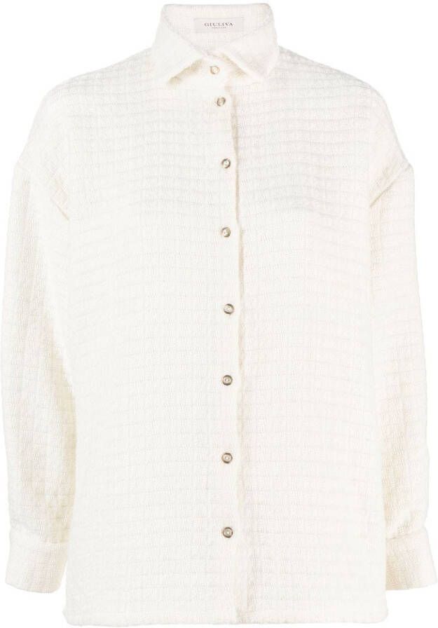 Giuliva Heritage Button-up blouse Wit