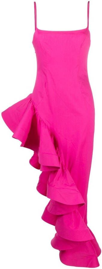 Giuseppe Di Morabito Asymmetrische jurk Roze