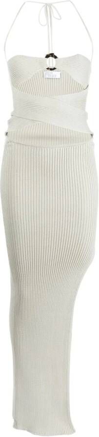 Giuseppe Di Morabito Gebreide jurk Beige