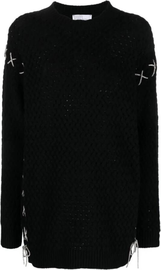 Giuseppe Di Morabito Gebreide mini-jurk Zwart