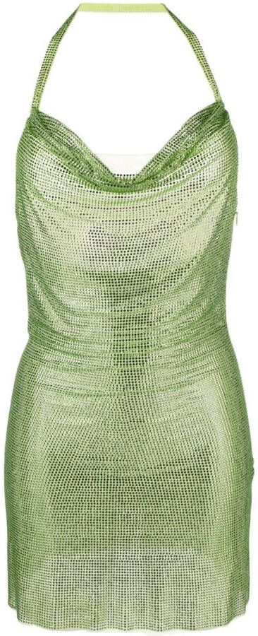 Giuseppe Di Morabito Mini-jurk met halternek Groen