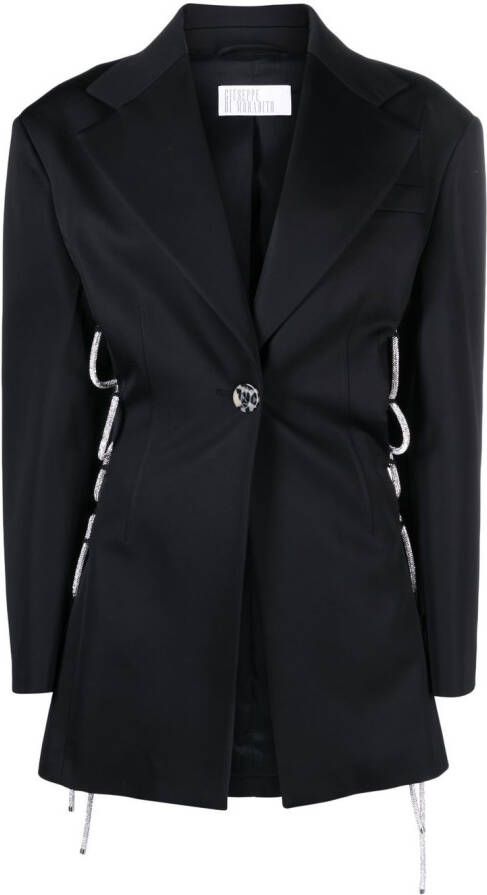 Giuseppe Di Morabito Blazer met enkele rij knopen Zwart