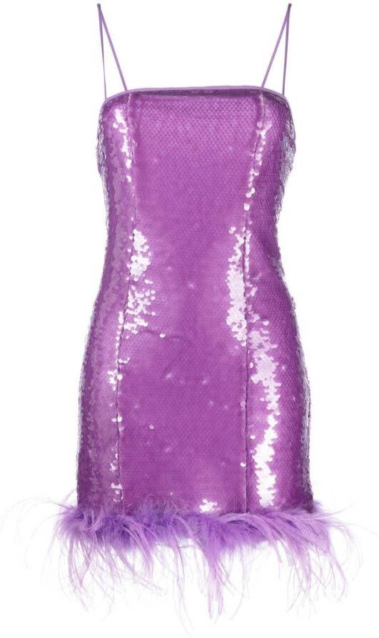 Giuseppe Di Morabito Strapless maxi-jurk Paars