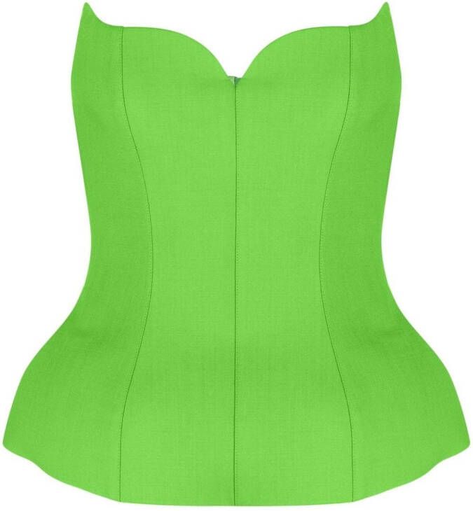 Giuseppe Di Morabito Strapless top Groen