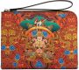 Giuseppe Zanotti Fabian clutch met print Rood - Thumbnail 1