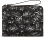 Giuseppe Zanotti Fabian clutch met print Zwart - Thumbnail 1