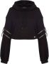 Giuseppe Zanotti Hoodie met rits Zwart - Thumbnail 1