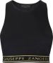 Giuseppe Zanotti Top met logoband Zwart - Thumbnail 1