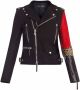Giuseppe Zanotti Suède bikerjack Zwart - Thumbnail 1