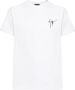 Giuseppe Zanotti T-shirt met geborduurd logo Wit - Thumbnail 1