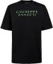 Giuseppe Zanotti T-shirt met logoprint Zwart - Thumbnail 1