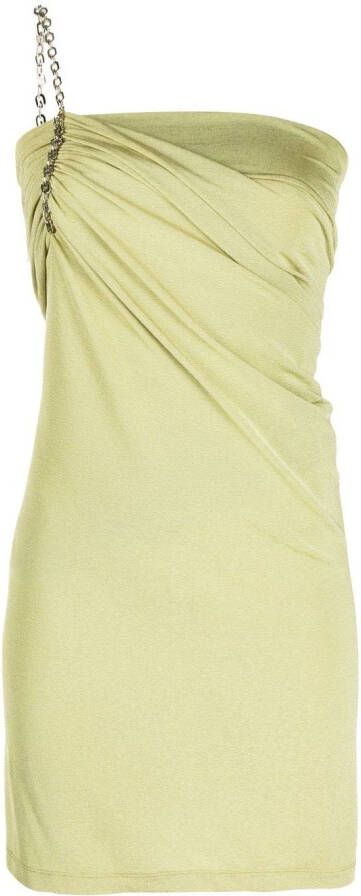Givenchy Asymmetrische jurk Groen