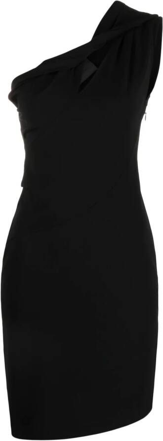 Givenchy Asymmetrische midi-jurk 001 BLACK