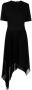 Givenchy Asymmetrische midi-jurk Zwart - Thumbnail 1