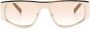 Givenchy Zonnebril met rechthoekig montuur Goud - Thumbnail 1