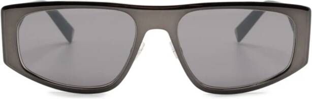 Givenchy Zonnebril met rechthoekig montuur Zwart
