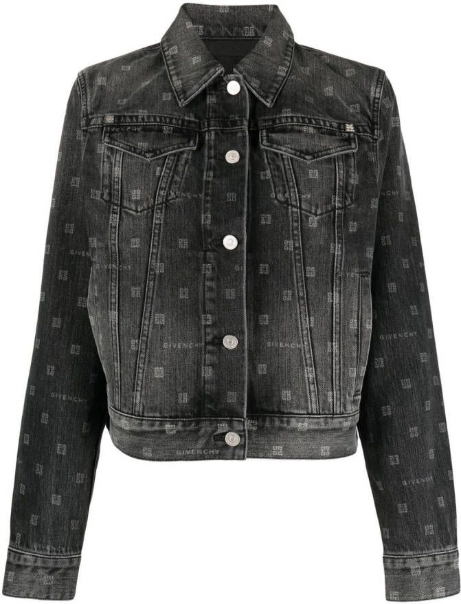 Givenchy Denim jack Grijs