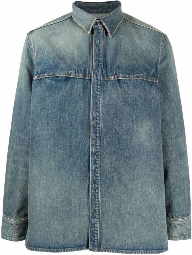 Givenchy Denim overhemd Blauw