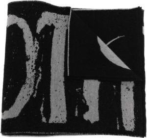 Givenchy Sjaal met borduurwerk Zwart