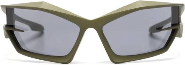 Givenchy Bornt visor zonnebril Groen
