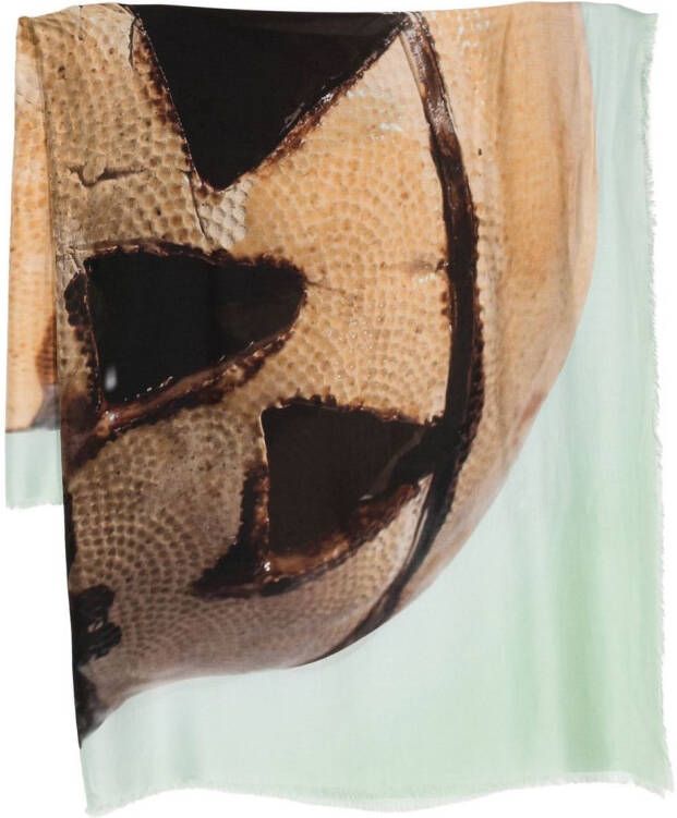 Givenchy Sjaal met grafische print Bruin