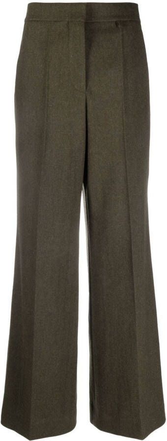Givenchy Flared broek Groen