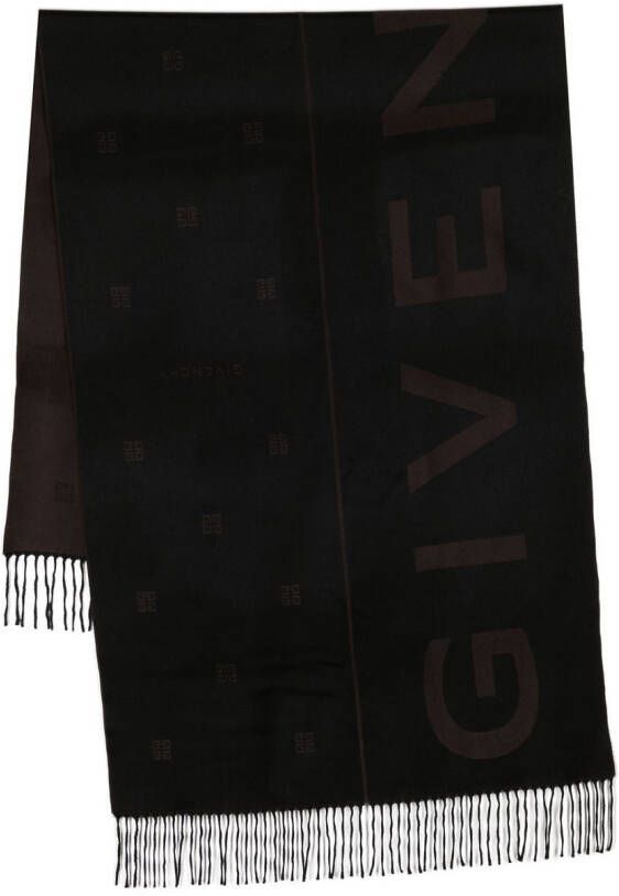 Givenchy Intarsia sjaal Zwart