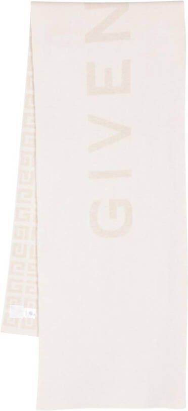 Givenchy Intarsia sjaal Wit