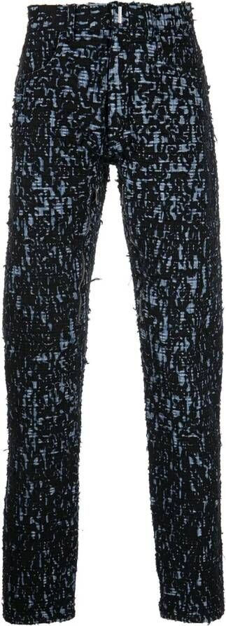Givenchy Jeans met abstracte print Blauw