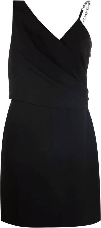 Givenchy Jurk met asymmetrische hals Zwart