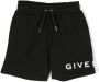 Givenchy Kids Shorts met logoprint Zwart - Thumbnail 1