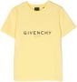 Givenchy Kids T-shirt met logoprint Geel - Thumbnail 1