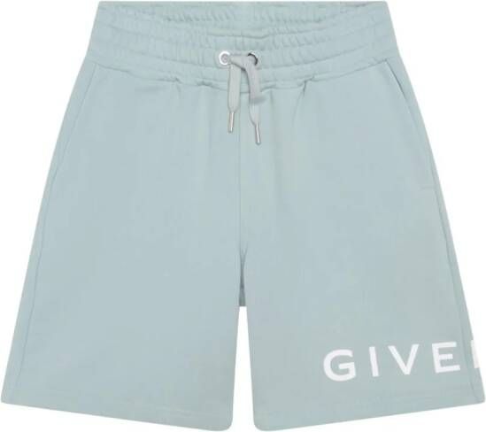 Givenchy Kids Shorts met print Blauw