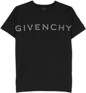 Givenchy Kids T-shirt met paisley-print Zwart