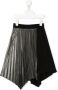 Givenchy Kids Asymmetrische plooirok Zwart - Thumbnail 1