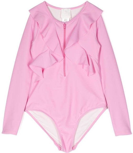 Givenchy Kids Badpak met lange mouwen Roze