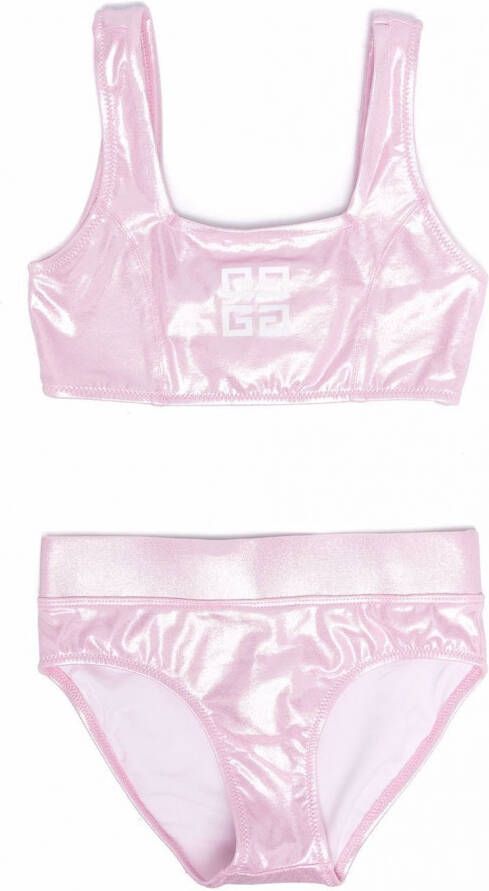 Givenchy Kids Bikini met logoprint Roze