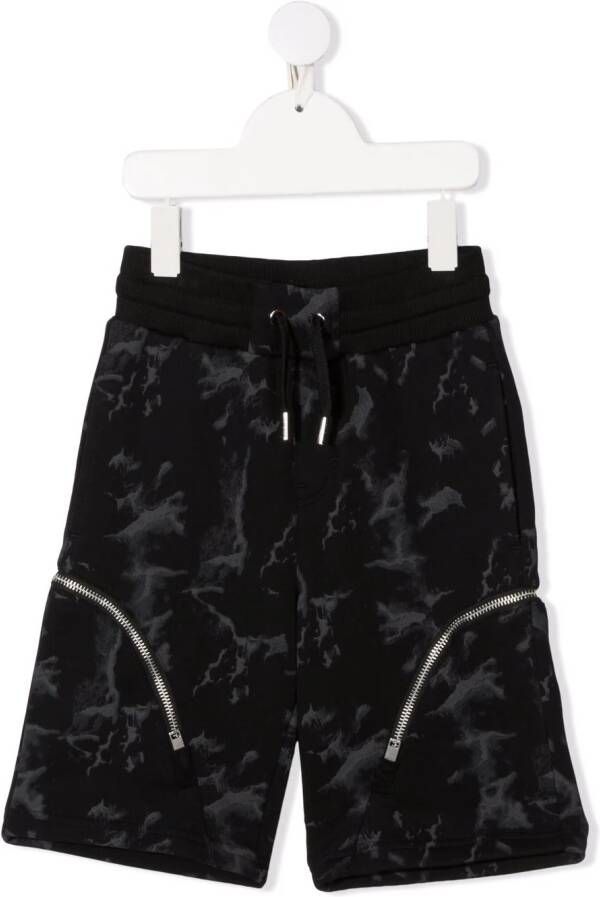 Givenchy Kids Cargo shorts Zwart